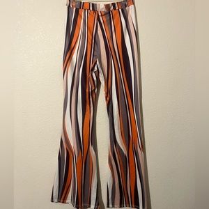 Stripe Flare Pants